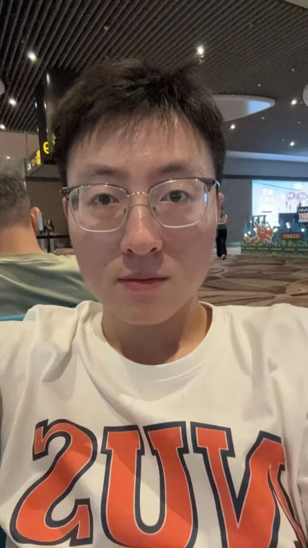 A selfie at Changi Airport in Singapore.