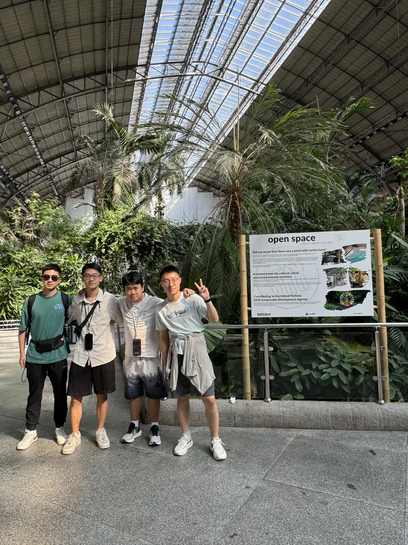 A group photo during an outing in Spain.